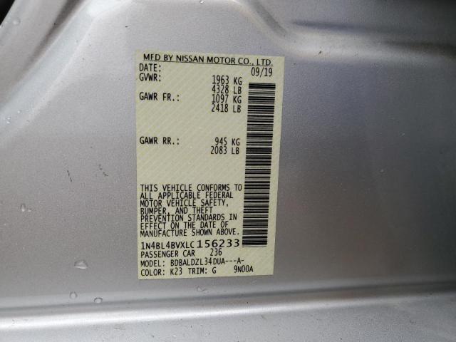 Photo 11 VIN: 1N4BL4BVXLC156233 - NISSAN ALTIMA S 