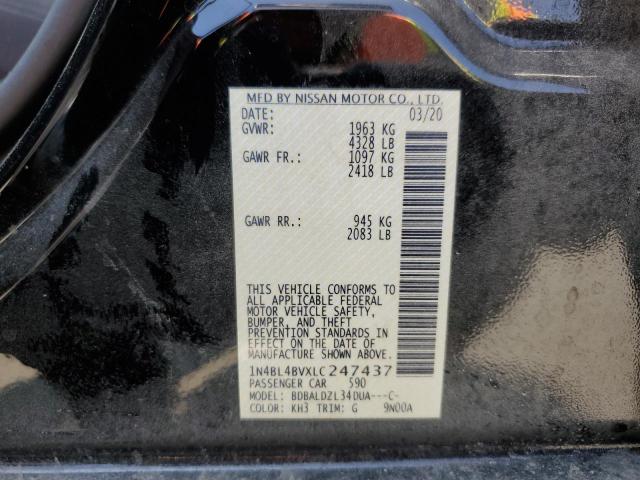 Photo 12 VIN: 1N4BL4BVXLC247437 - NISSAN ALTIMA S 