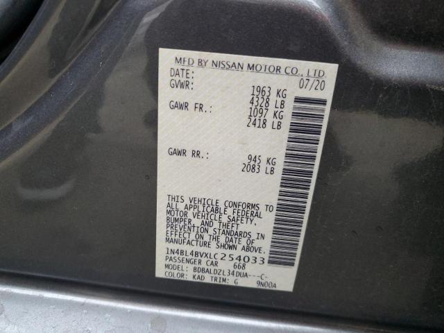 Photo 12 VIN: 1N4BL4BVXLC254033 - NISSAN ALTIMA S 