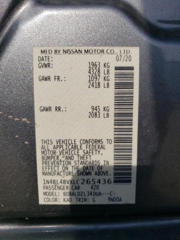 Photo 11 VIN: 1N4BL4BVXLC265436 - NISSAN ALTIMA 