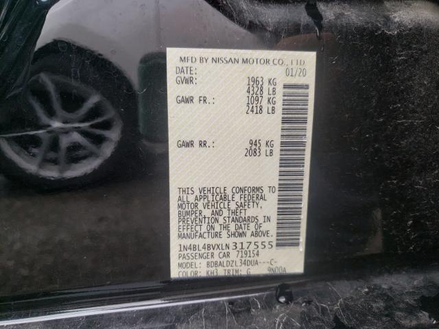 Photo 9 VIN: 1N4BL4BVXLN317555 - NISSAN ALTIMA S 