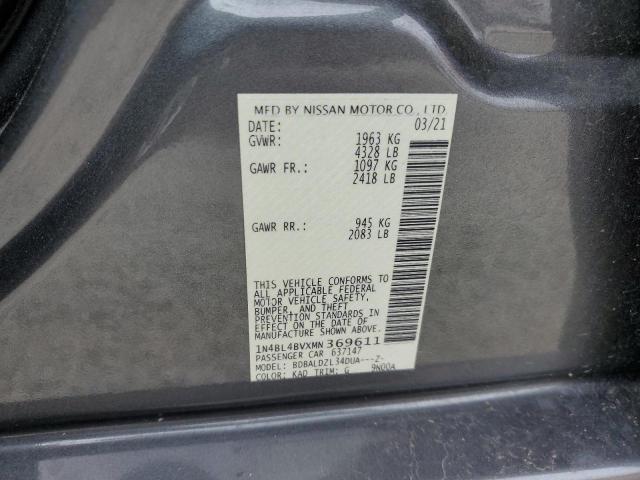 Photo 11 VIN: 1N4BL4BVXMN369611 - NISSAN ALTIMA S 