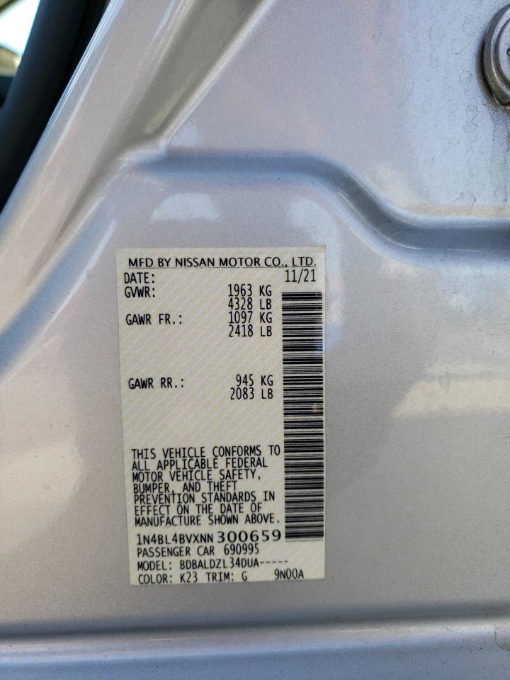 Photo 11 VIN: 1N4BL4BVXNN300659 - NISSAN ALTIMA 