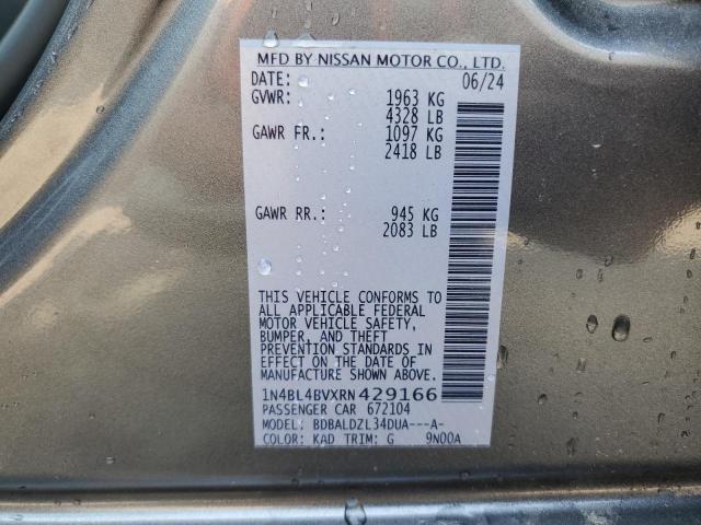 Photo 11 VIN: 1N4BL4BVXRN429166 - NISSAN ALTIMA S 