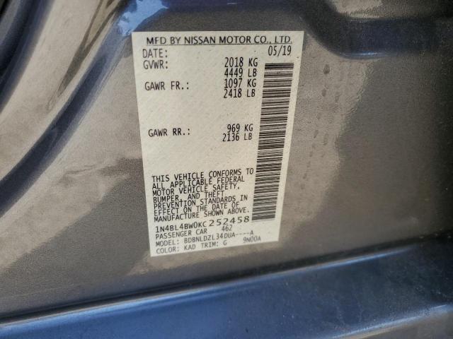 Photo 11 VIN: 1N4BL4BW0KC252458 - NISSAN ALTIMA 