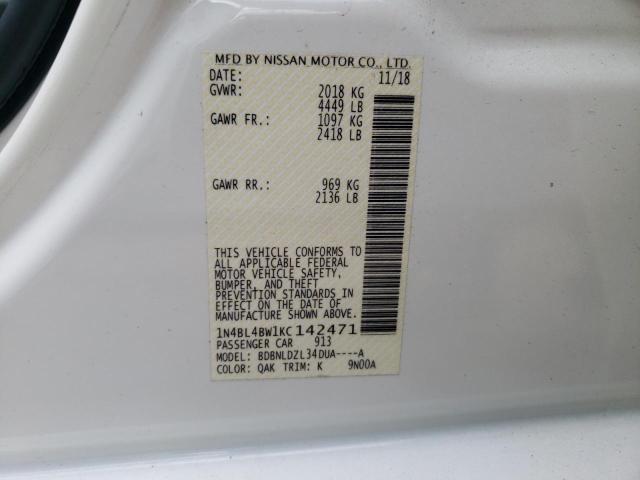 Photo 11 VIN: 1N4BL4BW1KC142471 - NISSAN ALTIMA S 