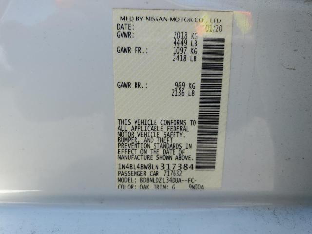 Photo 12 VIN: 1N4BL4BW8LN317384 - NISSAN ALTIMA 