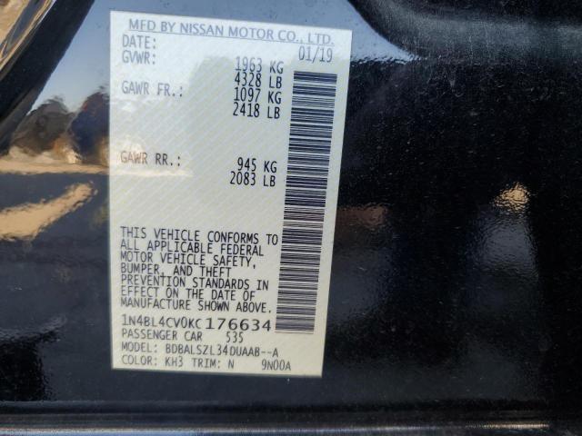 Photo 12 VIN: 1N4BL4CV0KC176634 - NISSAN ALTIMA SR 