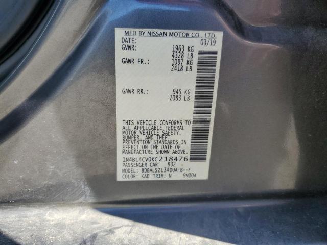 Photo 11 VIN: 1N4BL4CV0KC218476 - NISSAN ALTIMA SR 