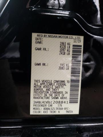 Photo 12 VIN: 1N4BL4CV0LC208841 - NISSAN ALTIMA 