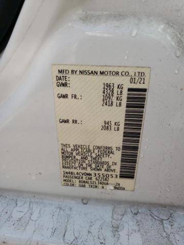 Photo 9 VIN: 1N4BL4CV0MN355053 - NISSAN ALTIMA SR 