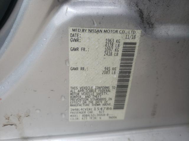 Photo 9 VIN: 1N4BL4CV1KC154786 - NISSAN ALTIMA SR 