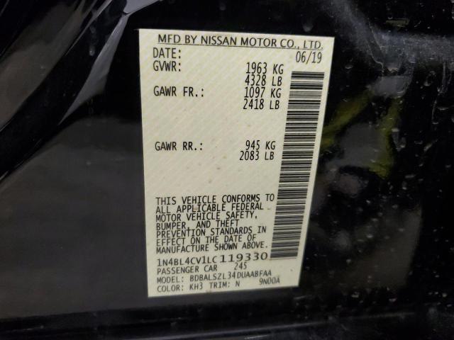 Photo 11 VIN: 1N4BL4CV1LC119330 - NISSAN ALTIMA SR 