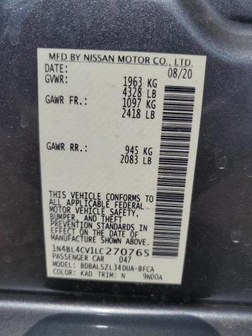 Photo 11 VIN: 1N4BL4CV1LC270765 - NISSAN ALTIMA SR 