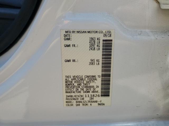 Photo 11 VIN: 1N4BL4CV2KC113826 - NISSAN ALTIMA SR 