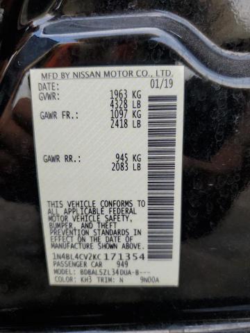 Photo 11 VIN: 1N4BL4CV2KC171354 - NISSAN ALTIMA SR 