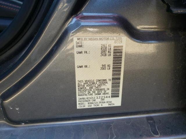 Photo 9 VIN: 1N4BL4CV2LC122544 - NISSAN ALTIMA SR 