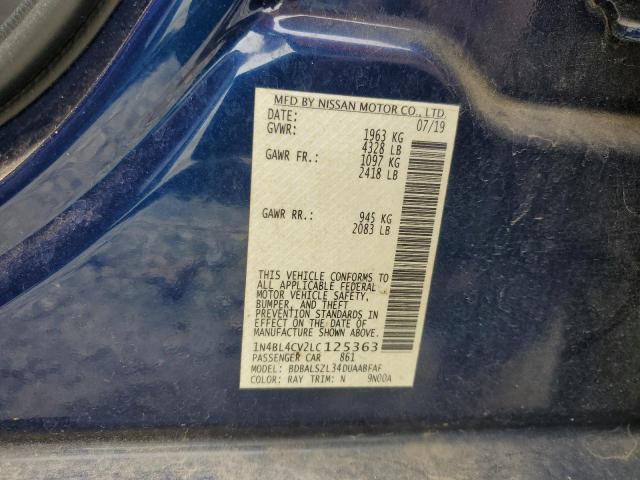 Photo 11 VIN: 1N4BL4CV2LC125363 - NISSAN ALTIMA SR 