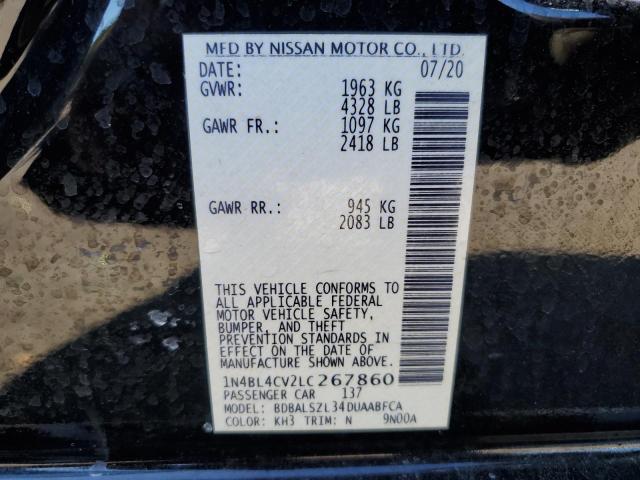 Photo 12 VIN: 1N4BL4CV2LC267860 - NISSAN ALTIMA 