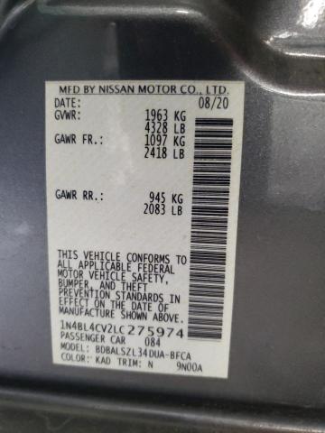 Photo 11 VIN: 1N4BL4CV2LC275974 - NISSAN ALTIMA SR 