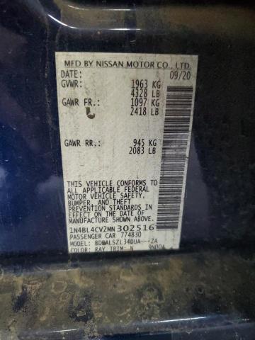 Photo 11 VIN: 1N4BL4CV2MN302516 - NISSAN ALTIMA SR 