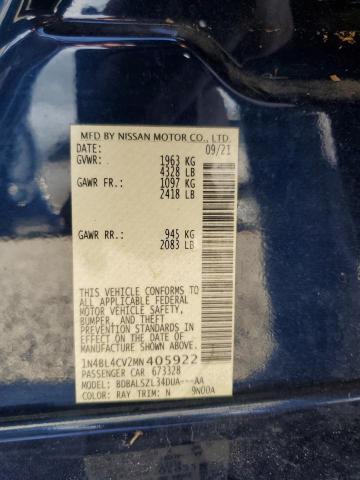 Photo 12 VIN: 1N4BL4CV2MN405922 - NISSAN ALTIMA SR 