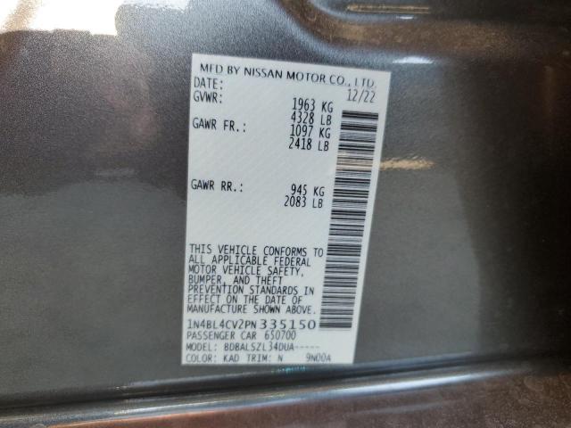 Photo 11 VIN: 1N4BL4CV2PN335150 - NISSAN ALTIMA SR 