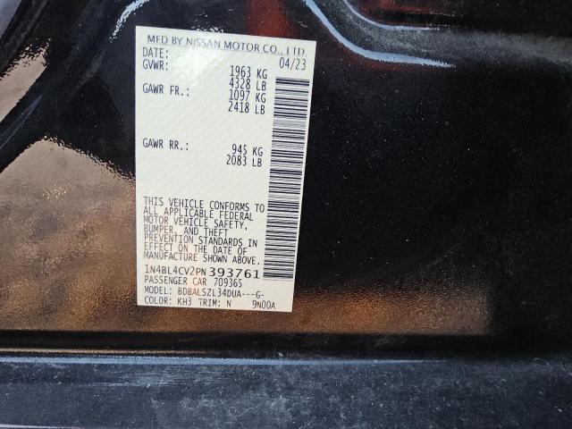 Photo 11 VIN: 1N4BL4CV2PN393761 - NISSAN ALTIMA SR 