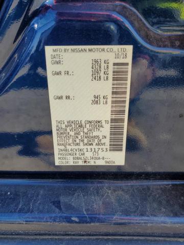 Photo 12 VIN: 1N4BL4CV3KC131753 - NISSAN ALTIMA 