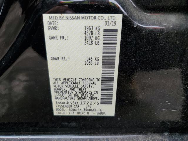 Photo 11 VIN: 1N4BL4CV3KC177275 - NISSAN ALTIMA SR 