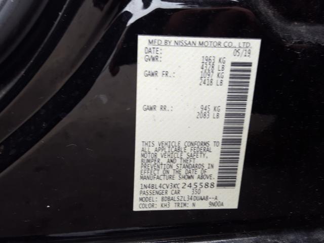 Photo 9 VIN: 1N4BL4CV3KC245588 - NISSAN ALTIMA SR 