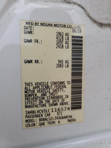 Photo 12 VIN: 1N4BL4CV3LC116574 - NISSAN ALTIMA SR 