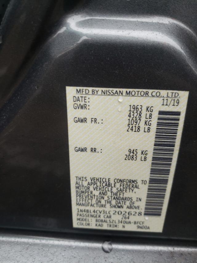 Photo 9 VIN: 1N4BL4CV3LC202628 - NISSAN ALTIMA SR 