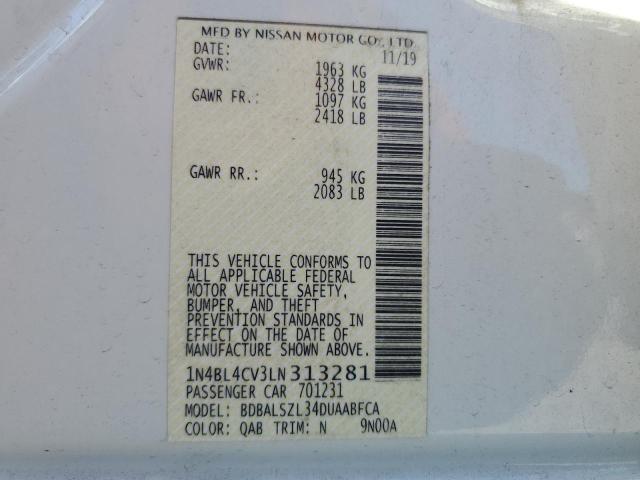 Photo 11 VIN: 1N4BL4CV3LN313281 - NISSAN ALTIMA SR 