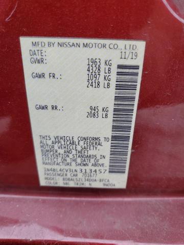 Photo 12 VIN: 1N4BL4CV3LN313457 - NISSAN ALTIMA 