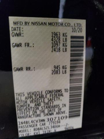 Photo 11 VIN: 1N4BL4CV3MN307109 - NISSAN ALTIMA 