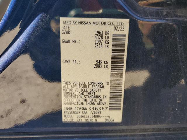 Photo 12 VIN: 1N4BL4CV3NN336367 - NISSAN ALTIMA 