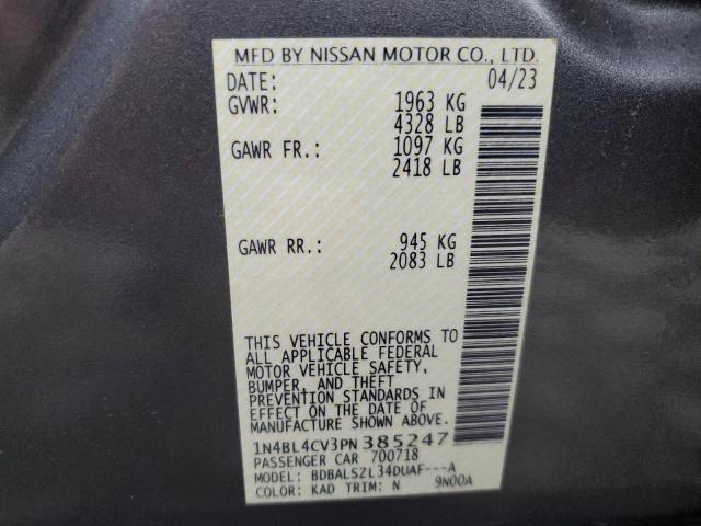 Photo 11 VIN: 1N4BL4CV3PN385247 - NISSAN ALTIMA SR 