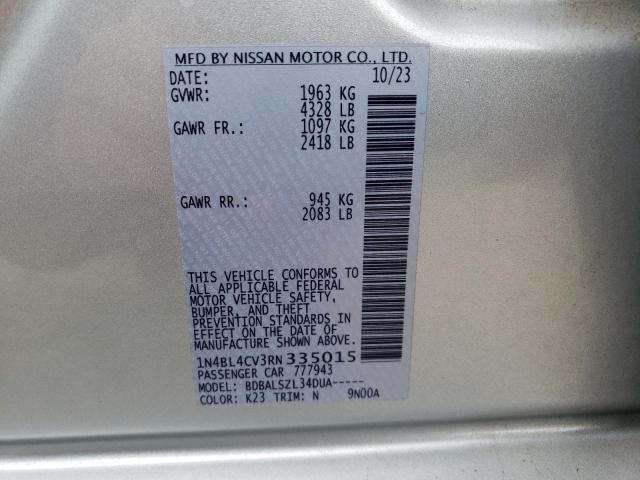 Photo 12 VIN: 1N4BL4CV3RN335015 - NISSAN ALTIMA SR 