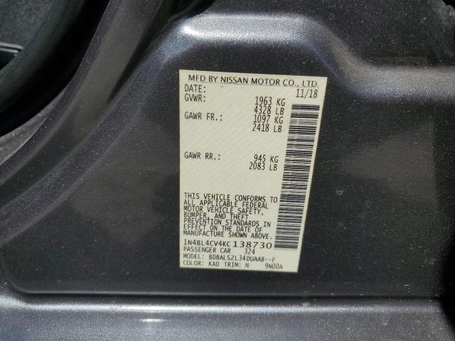 Photo 11 VIN: 1N4BL4CV4KC138730 - NISSAN ALTIMA SR 