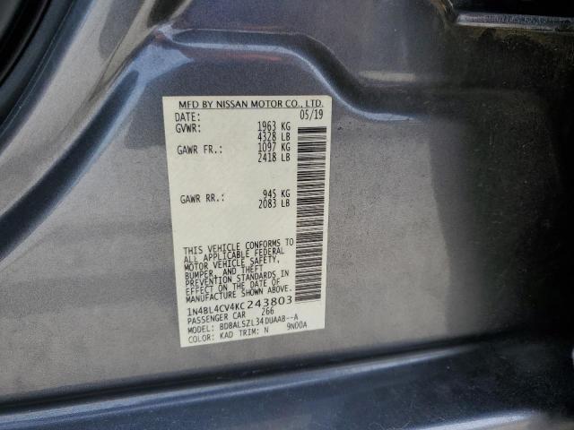 Photo 11 VIN: 1N4BL4CV4KC243803 - NISSAN ALTIMA 