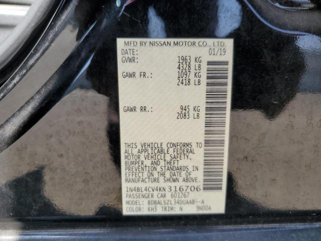 Photo 11 VIN: 1N4BL4CV4KN316706 - NISSAN ALTIMA SR 