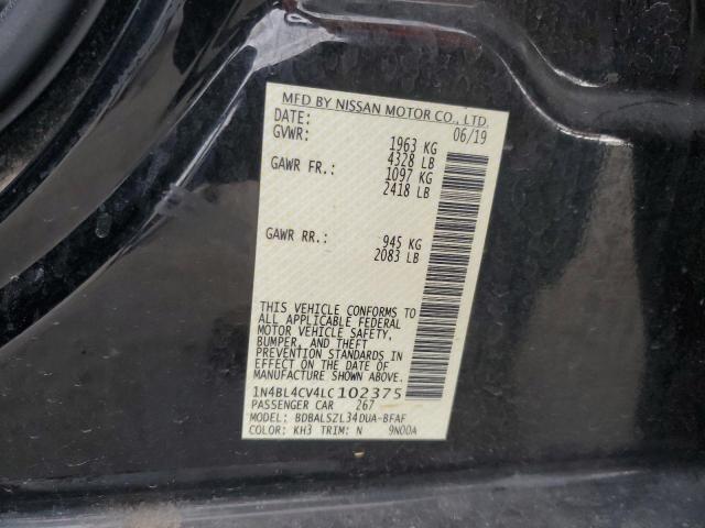 Photo 12 VIN: 1N4BL4CV4LC102375 - NISSAN ALTIMA SR 