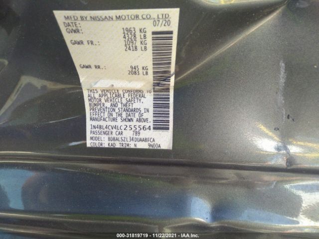 Photo 8 VIN: 1N4BL4CV4LC255564 - NISSAN ALTIMA 