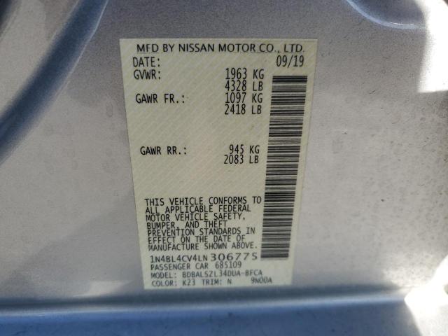 Photo 11 VIN: 1N4BL4CV4LN306775 - NISSAN ALTIMA 