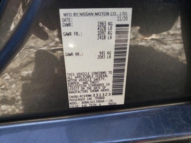 Photo 9 VIN: 1N4BL4CV4MN331323 - NISSAN ALTIMA SR 