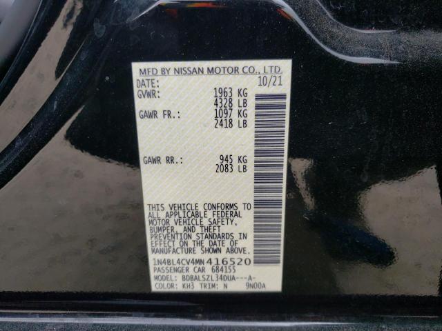 Photo 11 VIN: 1N4BL4CV4MN416520 - NISSAN ALTIMA SR 