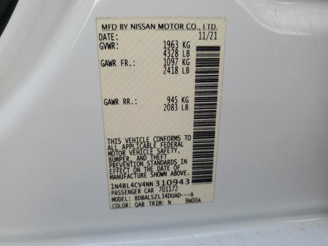 Photo 11 VIN: 1N4BL4CV4NN310943 - NISSAN ALTIMA 