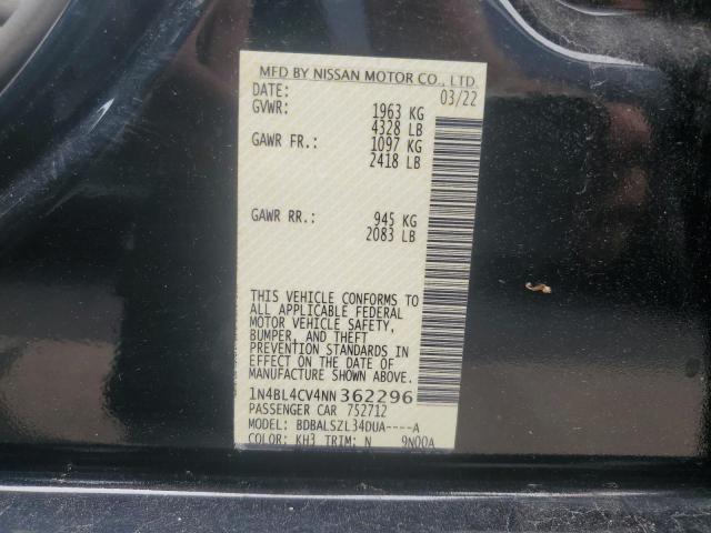 Photo 11 VIN: 1N4BL4CV4NN362296 - NISSAN ALTIMA 