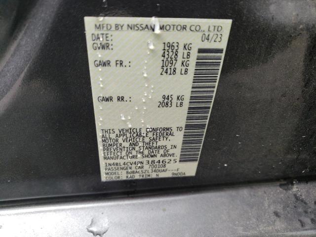 Photo 12 VIN: 1N4BL4CV4PN384625 - NISSAN ALTIMA SR 